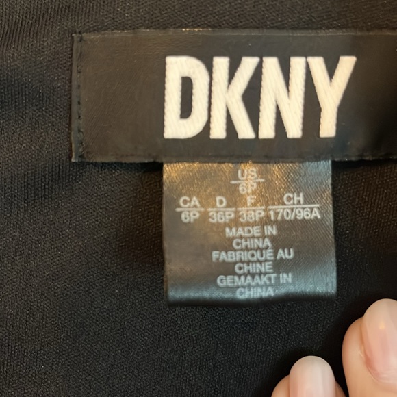 DKNY Embellished Faux Wrap Dress - Picture 4 of 4